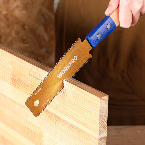 Sierra Japonesa De Mano Doble Filo Para Corte De Madera