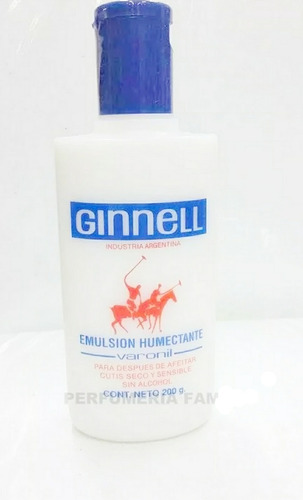 Ginnell Emulsión Humectante P/ Despues De Afeitar Cutis Seco Distr. Oficial