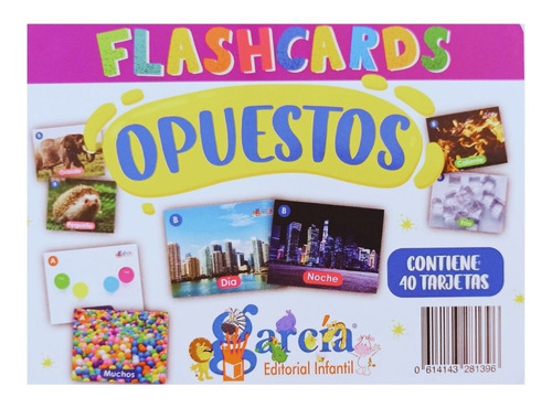 Tarjetas Opuestos / Flashcards / 40 Piezas