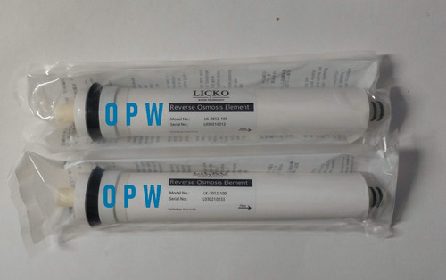 2 X Excelente Membrana Osmosis Inversa 100 Gpd Alto Rechazo