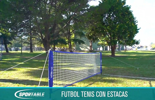 Imagen 3 de 4 de Red Tenis Con Estaca 6.0 Mts (mini Tenis - Touchtennis)