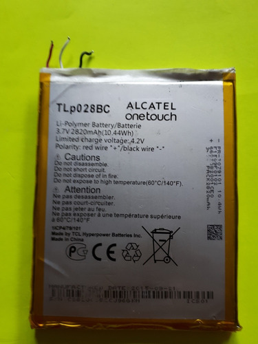 Pila Bateria Tlp028bc Alcatel