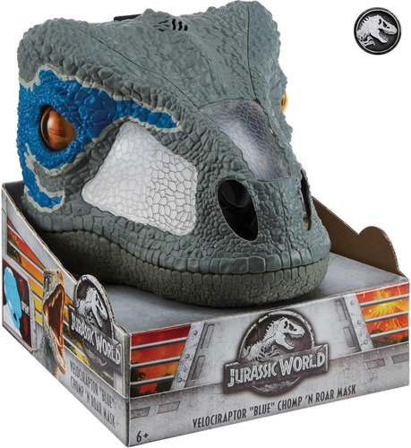 Jurassic World Mascara Interactiva De Velociraptor Blue