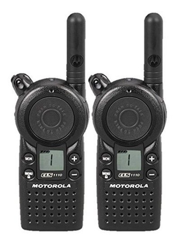 Paquete De 2 Walkie Talkies Radio (uhf) Bidireccionales Moto