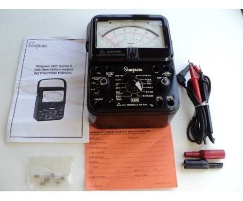 Multimetro Simpson 260 Serie 8 Repuestos