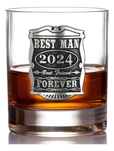 English Pewter Company 11oz Best Man Tumbler Old Fashioned W