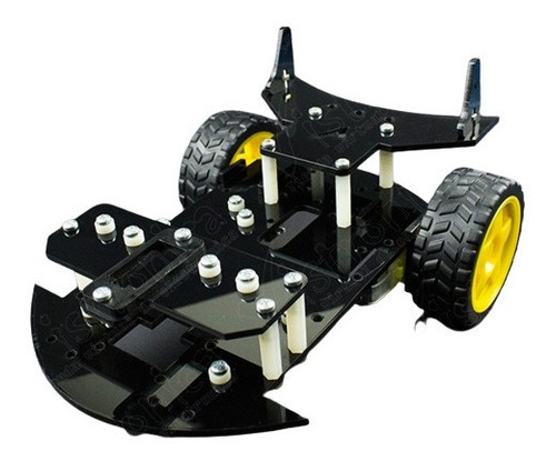 Chasis Para Kit Robot V2.0 Con Motores Tt Y Ruedas 