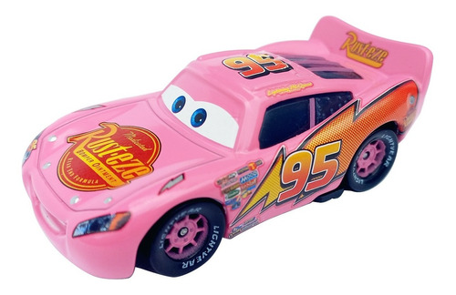 Miniatura Carros 1 Disney  - Mc Queen -  Pintura Rosa