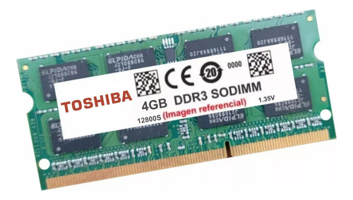 Memoria Ram 4gb Toshiba Z30 U45 Nb10 C55 M50 L50 L40 P850 