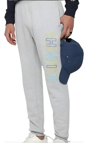 Jogger Champion Color Gris Claro Jaspeado M