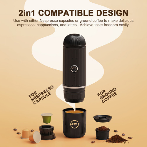 Cafeteira Elétrica Portátil Compatível Com Ns Pods E