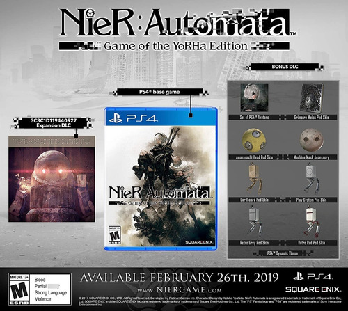 Nier: Automata Nier Game Of The Yorha Edition Square Enix Ps
