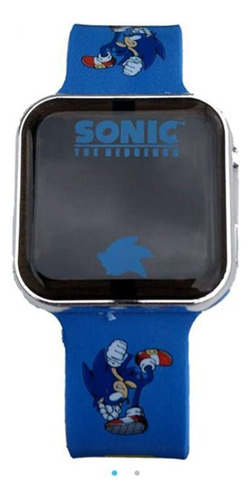 Sonic Reloj Led Paga 1 Llevate 2 Increible Color de la correa Azul Color del fondo OBSCURO