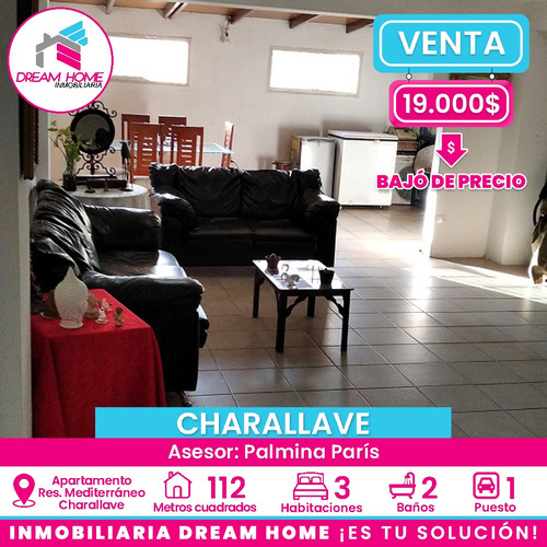 Apartamento En Venta  Conjunto Residencial Mediterráneo -  Charallave 