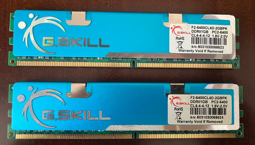 G.skill Ddr2 F2-6400cl4d-2gbpk (2 X 1gb)