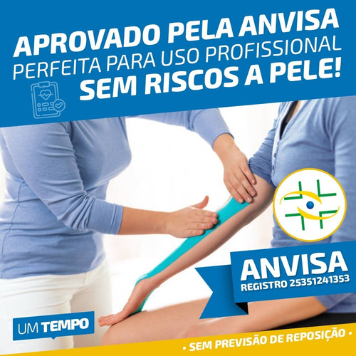 Fita Fisioterapia Tape Bandagem Funcional Adesiva Elástica