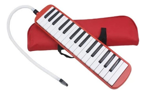 Melodica Escolar Vitale De 32 Teclas Roja C/funda 