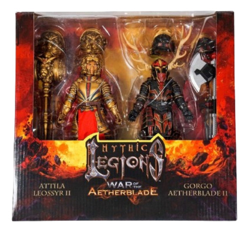 Mythic Legions War Of The Aetherblade Gorgo & Attila 2 Pack