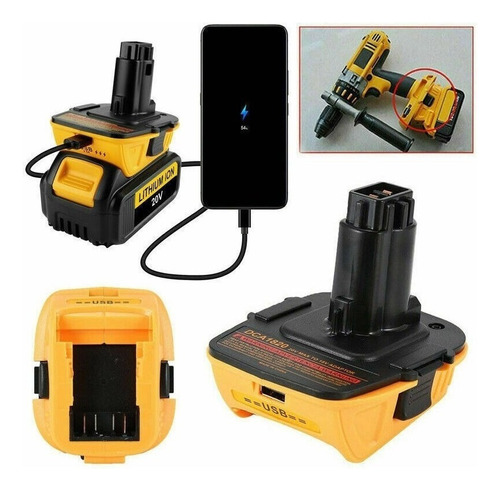 Adaptador De Batería 20v Dca1820 Para Dewalt 18v Herramienta