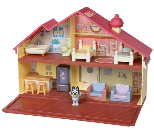 Imagen 2 de 7 de Bluey Casa Familiar Set De Juego Con Accesorios + Figura Ed