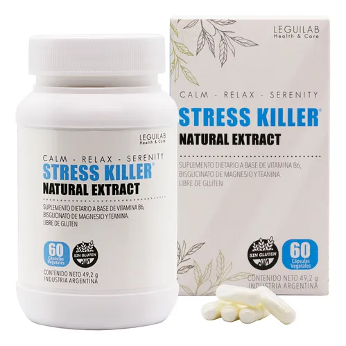 Leguilab X3 Stress Killer Suplemento Con Magnesio Relax 60c