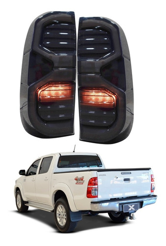 Lanterna Hilux Fumê Led 05/15