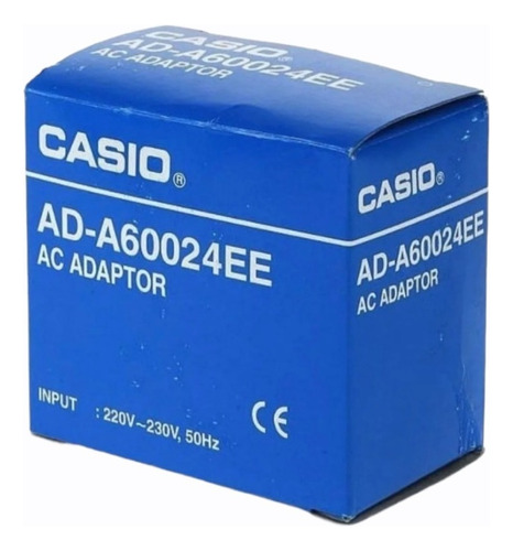 Adaptador De Corriente Casio Ad-a60024ee