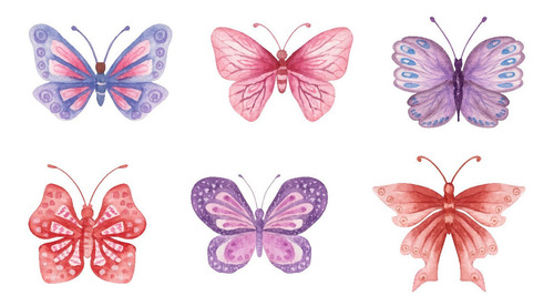 Clipart Mariposas Acuarela 1