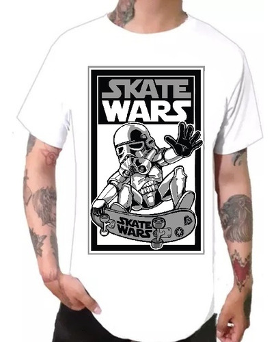 Playera Skate Star Wars Patineta Aesthetic Urbanwear