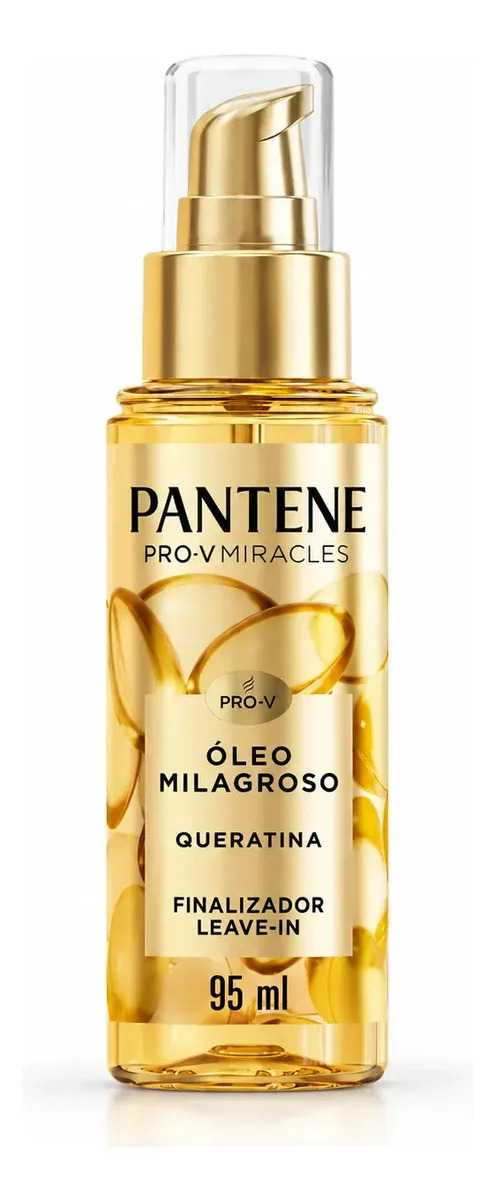 Óleo Capilar Milagroso Nutrição Brilho e Proteção Pro-v Miracles 95ml Pantene