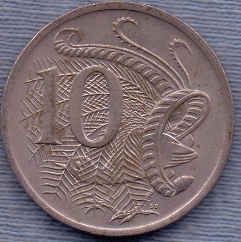 Australia 10 Cents 1971 * Ave Lira *