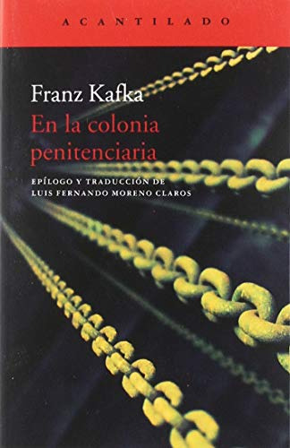 Libro En La Colonia Penitenciaria  De Kafka Frnz