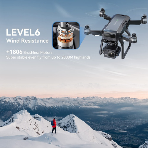 Drones F7 Gps Con Cámara Para Adultos, Visión Nocturna 4k