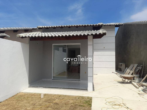 Casa Com 2 Dormitórios À Venda, 70 M² Por R$ 340.000,00 - Jardim Atlântico Leste (itaipuaçu) - Maricá/rj - Ca4702