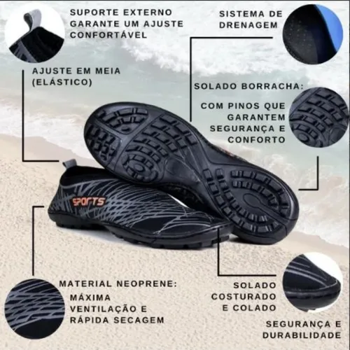 Sapato Pesca Masculino E Feminino Macio E Secagem R pida