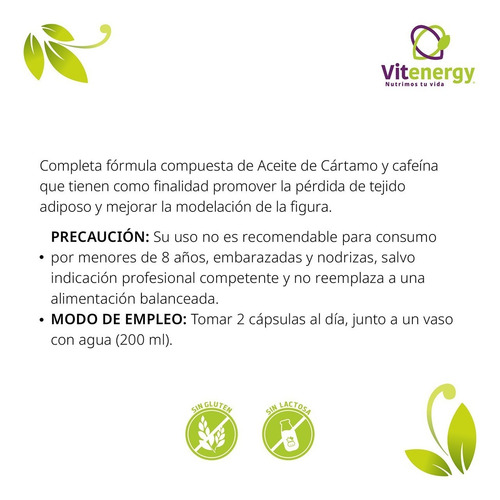 Aceite De Cártamo Corpobell - Quema Grasas - Envío Gratis!