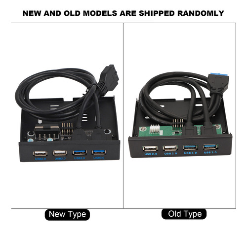 Panel Frontal Usb 3.0 De 3,5 Pulgadas, 4 Puertos Internos De