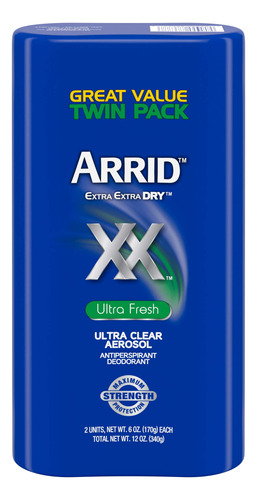 Arrid Xx Extra Extra Dry Ultra Clear - Desodorante Antitran.