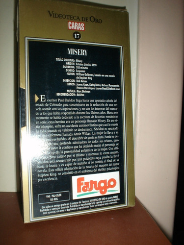 Misery Video Película Figaro (Usado)