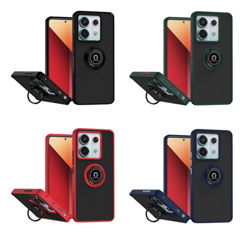 Case Funda Hardness Ring Para Xiaomi Redmi Note 13 Pro 5g