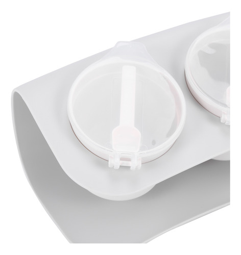 Plastic Spick Rack Kitchen Seasoning Box Spices-grey