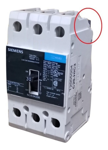Interruptor Termomagnetico Siemens Ngb3k030 30a 3 Polo (Usado)