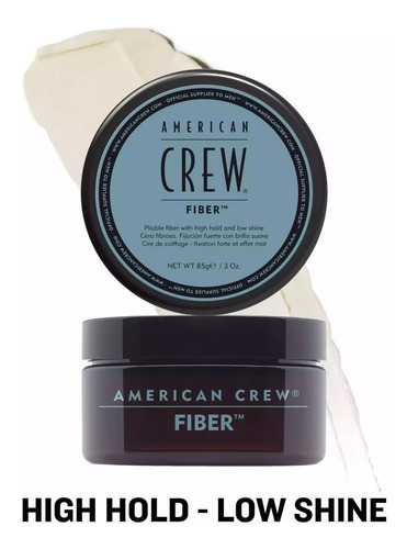 Imagen 3 de 5 de Shampoo 3 In 1 + Cera Fiber + Shave Cream American Crew Men