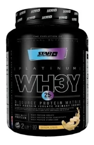 Star Nutrition Whey 3 Protein 1kg Isolate Concentrada Hydro