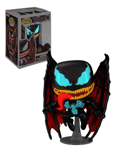 Funko Pop Venom Chase Glows 749 Venomized Con Protector Msi