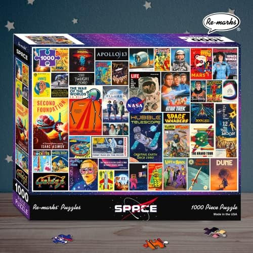 Re-marks Space Collage Puzzle, Rompecabezas De 1000 Piezas P