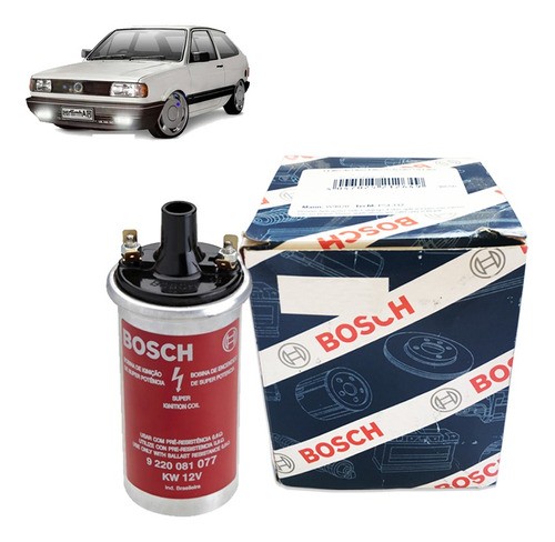 Bobina Ignição Original Bosch Gol 1.6 8v Ap Alcool 1985 A 1989