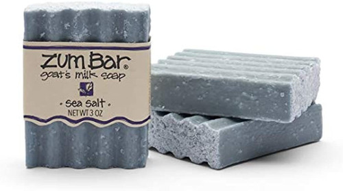 Zum Bar La Leche De Cabra Jabon Bar, Sal De Mar 3 oz (3 p