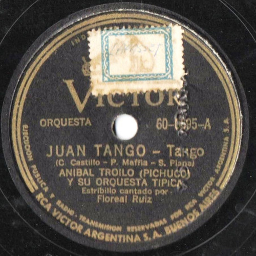 Lote De 10 Discos De Tango Según Detalle Artistas Varios (f) (Usado)