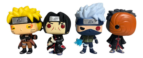 Combo Funko Pop Naruto Itachi Naruto Sasuke E Kakashi